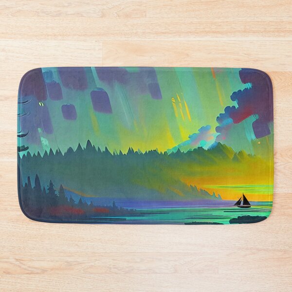 Item preview, Hawaiian Cook Pine landscape designed and sold by Kawaii Girl.