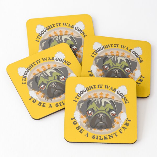 Item preview, Funny quote pug farting designed and sold by HomeCoquette.