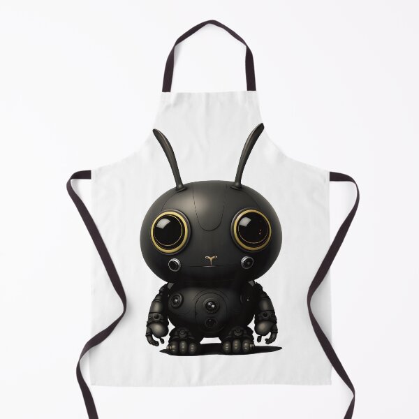 Item preview, Little Black Robot Rabbit | Cute Bunny | Biopunk Cyborg designed and sold by Broskan.
