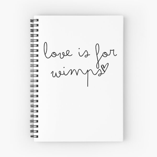 Item preview, Love is for wimps designed and sold by Lillieoandco.