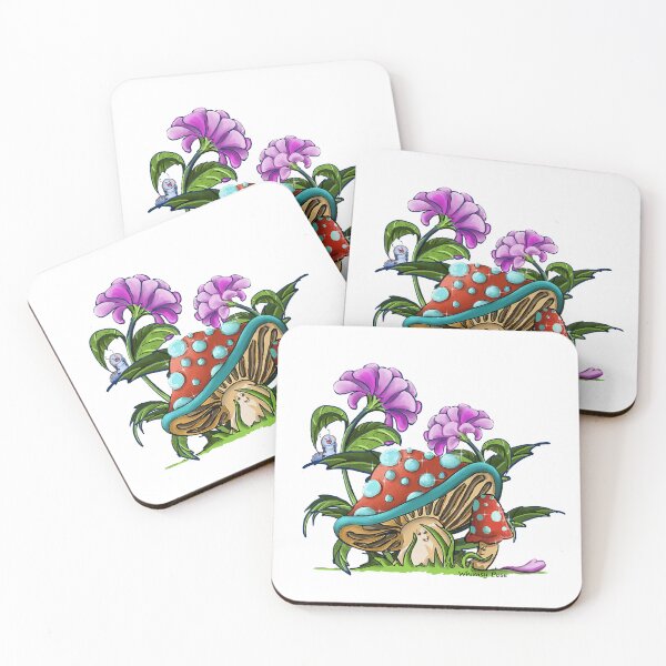 Item preview, Mushy & Shroom designed and sold by Whimsy Pose Illustrations.