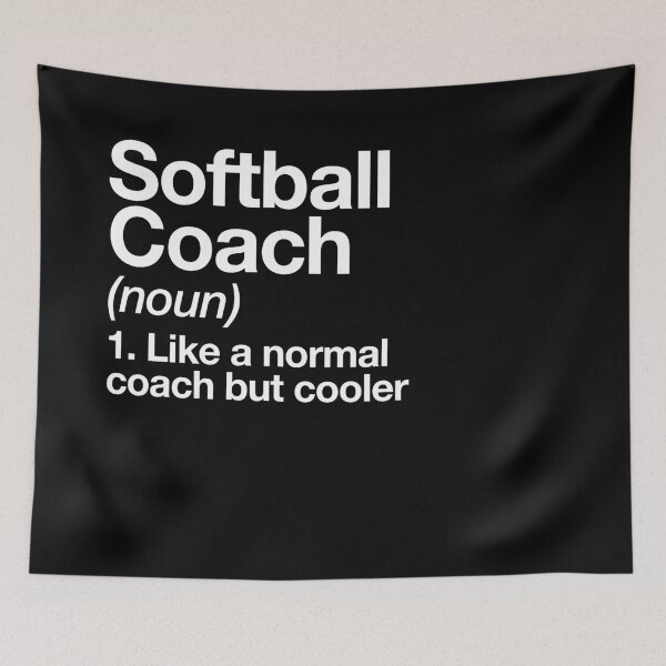 Item preview, Softball Coach Funny Definition Trainer Gift Design designed and sold by yesqueen.