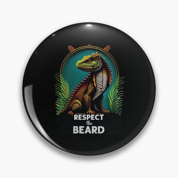 Item preview, Respect The Beard Bearded Dragon Lover designed and sold by Trendy Valley .