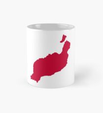 Lanzarote map Mug