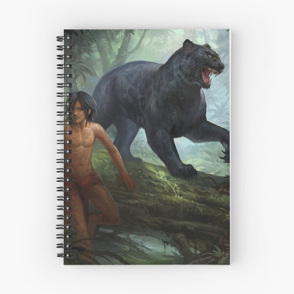 Item preview, Mowgli and Bagheera -The Jungle Book designed and sold by Brush-Master.