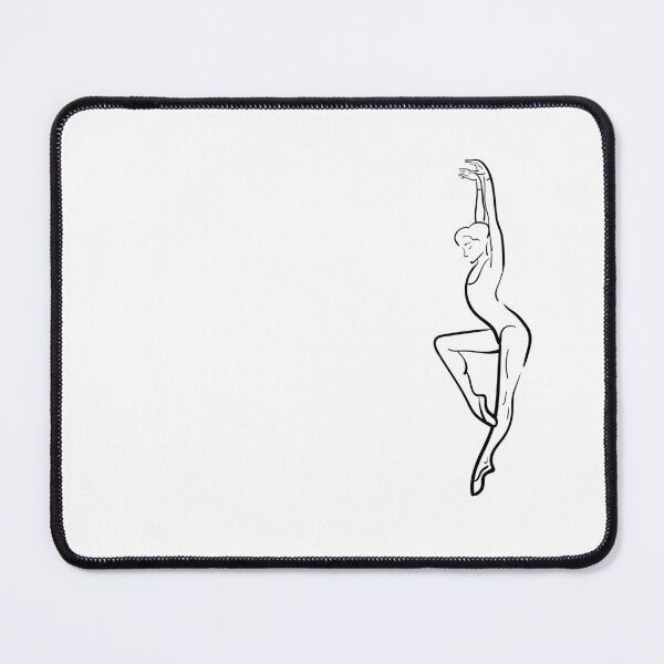 Item preview, exquisite sketch of a ballerina, fragile in a beautiful pose, dancing designed and sold by Olga Berlet.