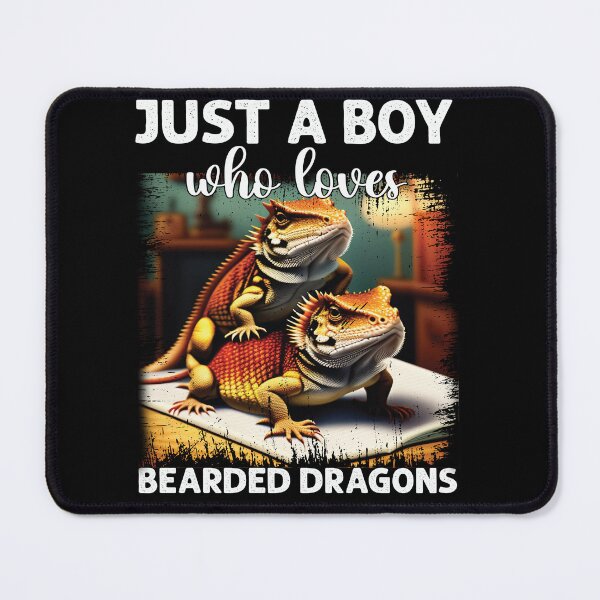 Item preview, Just a Boy who loves Bearded Dragons Lizard Lover designed and sold by Trendy Valley .