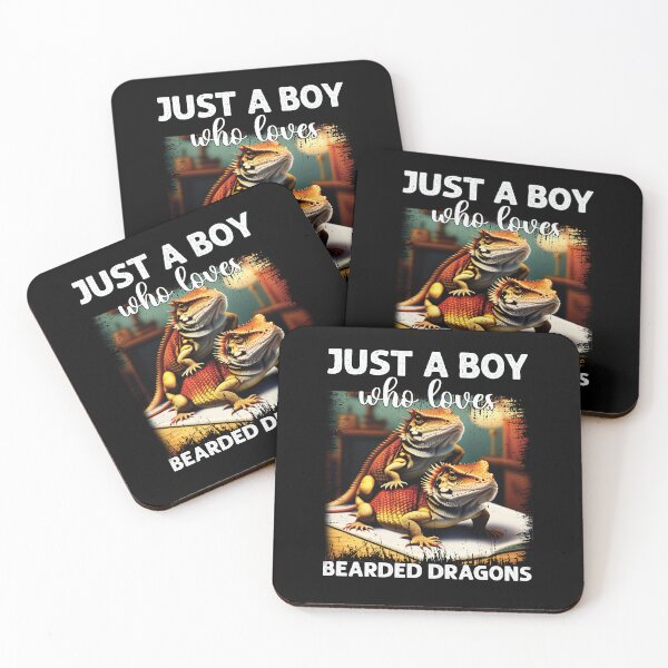 Item preview, Just a Boy who loves Bearded Dragons Lizard Lover designed and sold by Trendy Valley .