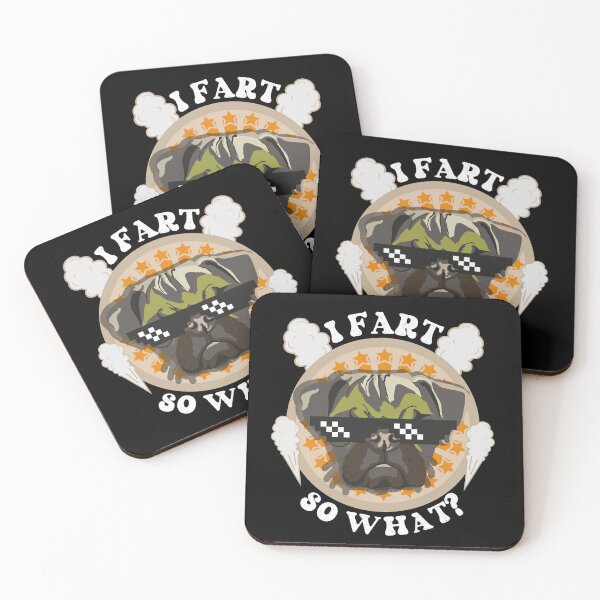 Item preview, Funny quote pug farting designed and sold by HomeCoquette.
