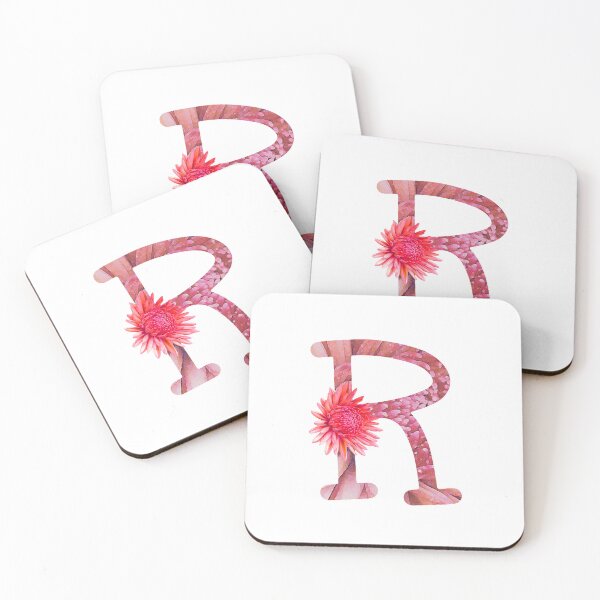 Item preview, Monogram - Letter R - Dahlia Flower designed and sold by hojhojart.