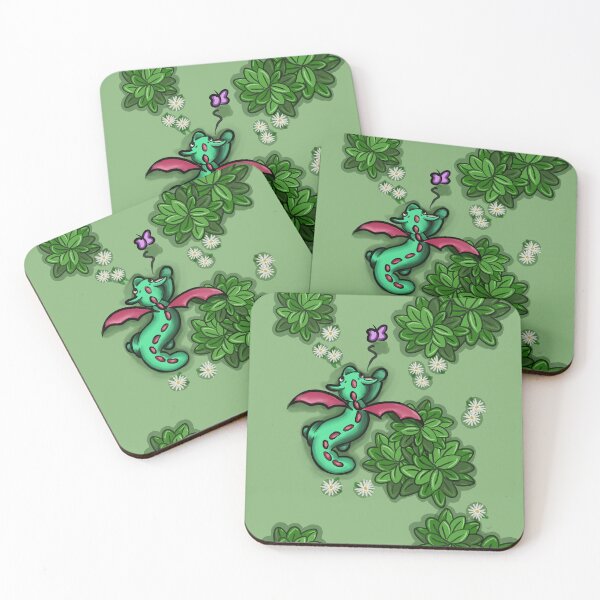 Item preview, Butterfly catcher dragon designed and sold by Whimsy Pose Illustrations.