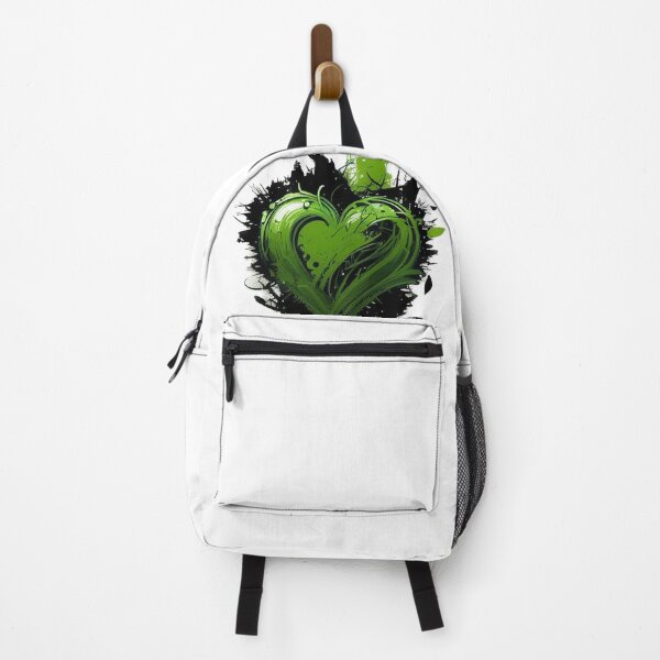 Item preview, Green Hearts for a Greener World: Abstract Organic Graffiti Design on Eco-Friendly Product designed and sold by GreenBubble - Shop and reforest.