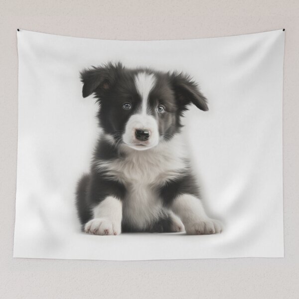 Item preview, Adorable Border Collie Puppy designed and sold by newnomads-art.