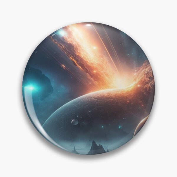 Item preview, Cosmic landscape ,Space epic galaxy illustration designed and sold by artworld23.