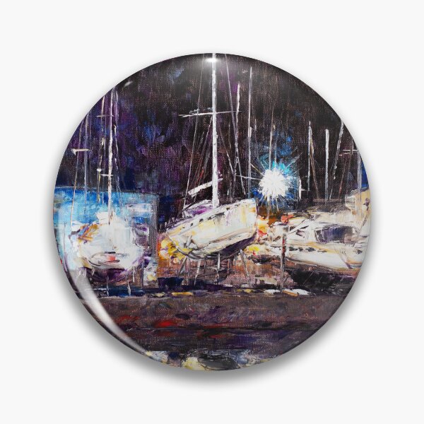 Item preview, Night Port In Empuriabrava designed and sold by Natalia_Shchip.