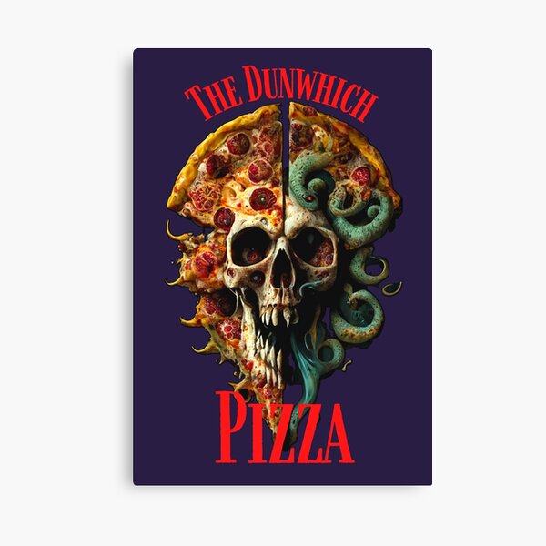 Item preview, The Dunwhich Pizza designed and sold by Arcult-Stickers.