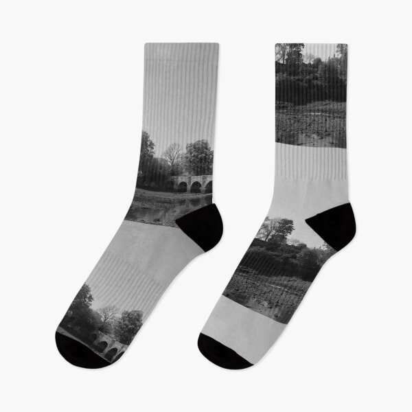 Item preview, River bed at castle bridge Buncrana black and white designed and sold by eddiebarronshop.