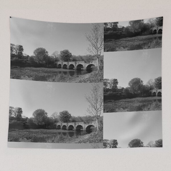 Item preview, River bed at castle bridge Buncrana black and white designed and sold by eddiebarronshop.
