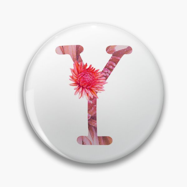 Item preview, Monogram - Letter Y - Dahlia Flower designed and sold by hojhojart.