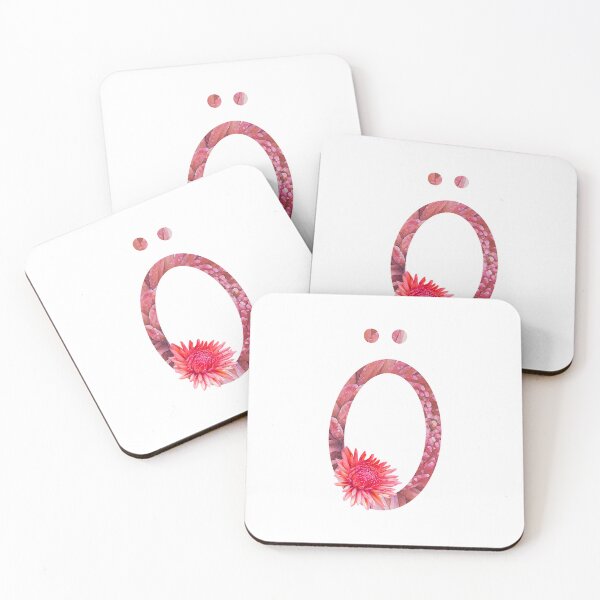 Item preview, Monogram - Letter Ö - Dahlia Flower designed and sold by hojhojart.