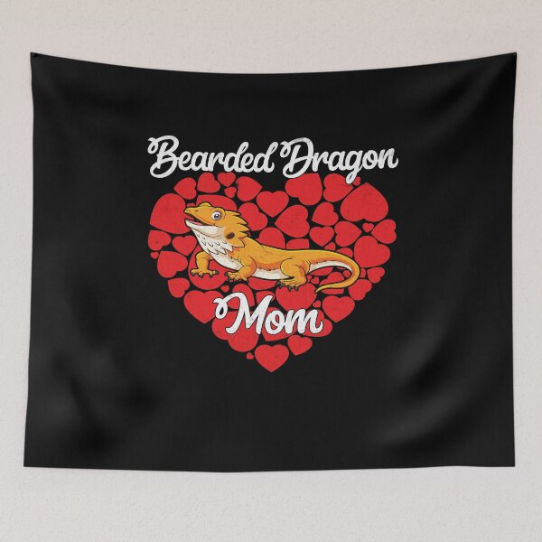 Item preview, Valentines Heart Bearded Dragon Mom designed and sold by Trendy Valley .