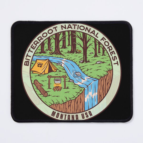 Item preview, Bitterroot National Forest River Camp designed and sold by JordanHolmes.