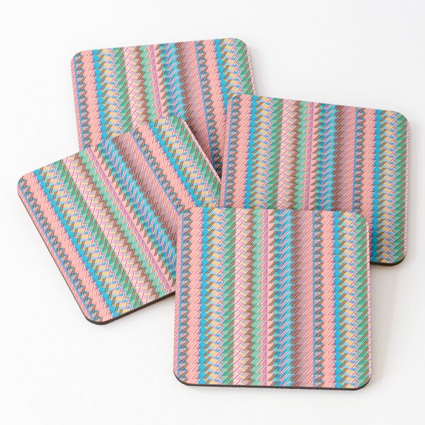 Item preview, A horizontal tape with colourful background and diagonal line. Use for fabric and textile purpose for new fashion design designed and sold by Giree07.