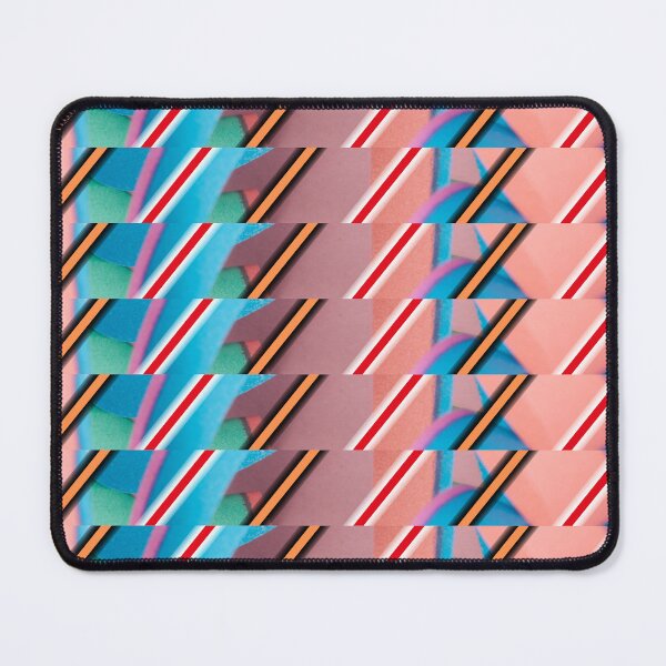 Item preview, A horizontal tape with colourful background and diagonal line. Use for fabric and textile purpose for new fashion design designed and sold by Giree07.