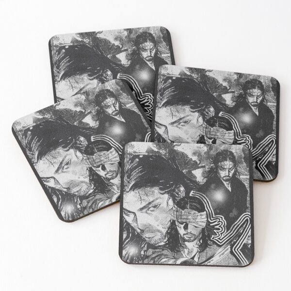 Item preview, Miyamoto Musashi Vagabond black and white print designed and sold by osakadetails.
