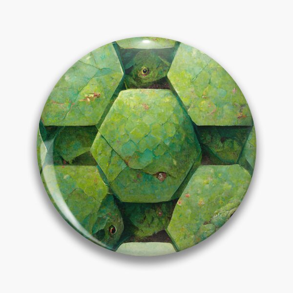 Item preview, Green Hexagon Chameleon Scales Repeating Pattern designed and sold by chamlogic.