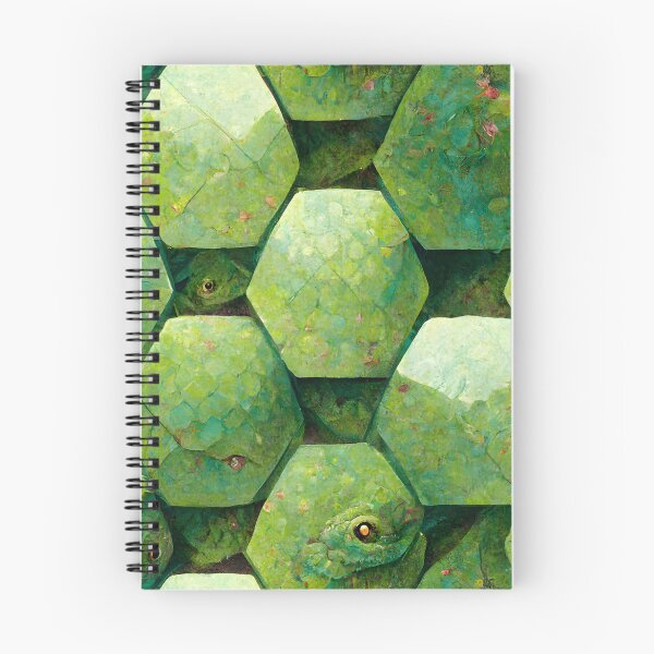 Item preview, Green Hexagon Chameleon Scales Repeating Pattern designed and sold by chamlogic.