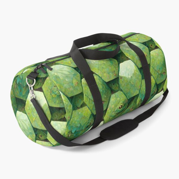 Item preview, Green Hexagon Chameleon Scales Repeating Pattern designed and sold by chamlogic.