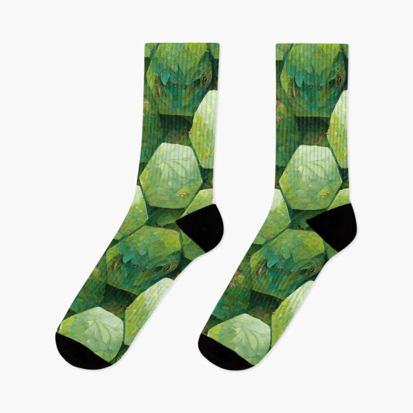 Item preview, Green Hexagon Chameleon Scales Repeating Pattern designed and sold by chamlogic.
