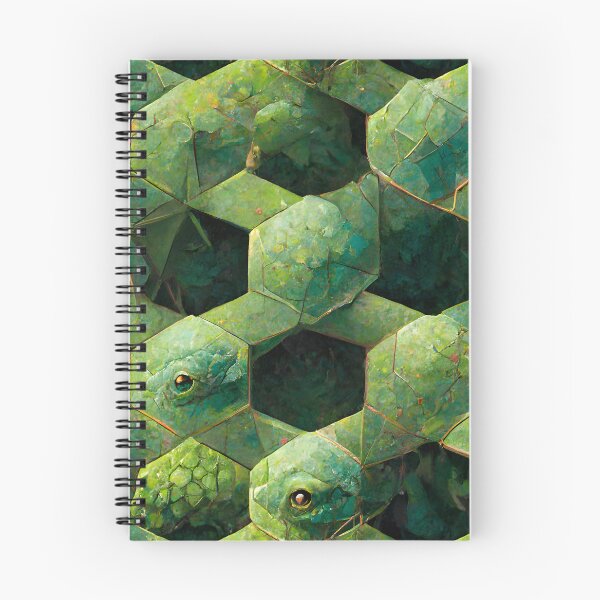 Item preview, Green Hexagon Chameleon Scales Repeating Pattern designed and sold by chamlogic.