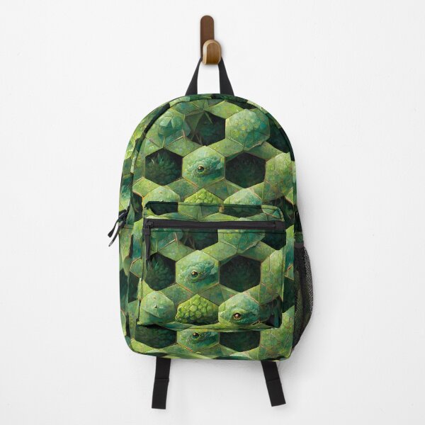 Item preview, Green Hexagon Chameleon Scales Repeating Pattern designed and sold by chamlogic.