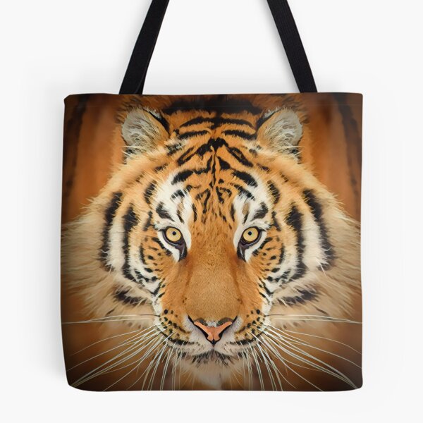 Item preview, Stunning Tiger Face Art Print - For a tiger lover, for a nature lover, for a conservationist. designed and sold by Wentoo.