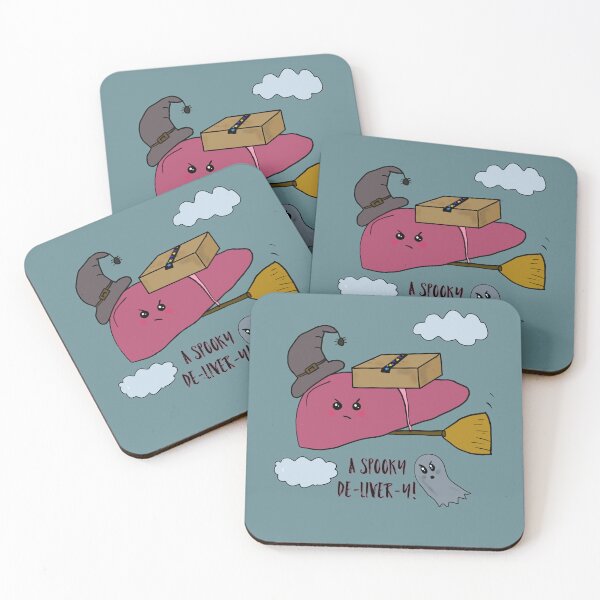Item preview, A spooky de-liver-y! Medical puns designed and sold by Tamm-art.