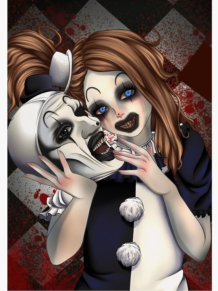 Terrifier 2- The Little Pale Girl and Art the clown