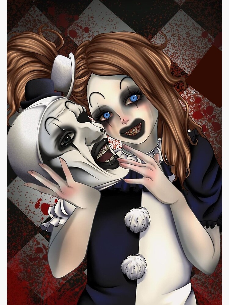 Terrifier 2- The Little Pale Girl and Art the clown