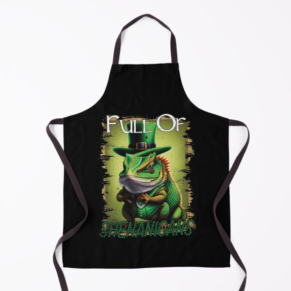 Item preview, Full of Shenanigans Funny Bearded Dragon St Patrick's Day designed and sold by Trendy Valley .