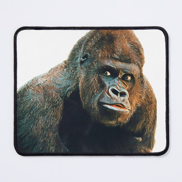 Item preview, Graphic Gorilla Art Print - For a gorilla lover, for a nature lover, for a conservationist. designed and sold by Wentoo.