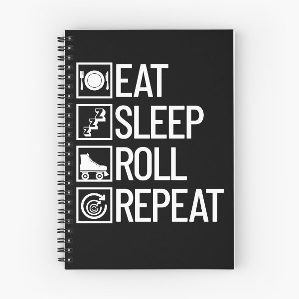 Item preview, Eat Sleep Roll Repeat Roller Derby Roller Skating Gear designed and sold by DynamicDesign.