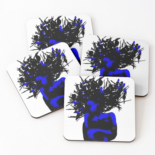 Item preview, Black and blue designed and sold by Vivinedrawsells.