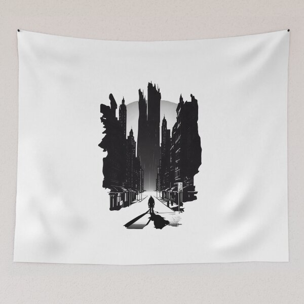 Item preview, Broken City Silhouette designed and sold by ShadowAndSlate.