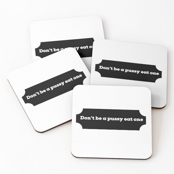 Item preview, Don’t be a pussy eat one Sticker! designed and sold by thewiki lock.
