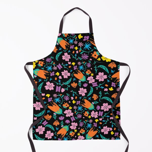 Item preview, BTS PATTERN FLOWER ILLUSTRATION BLACK designed and sold by Anisa Rika.
