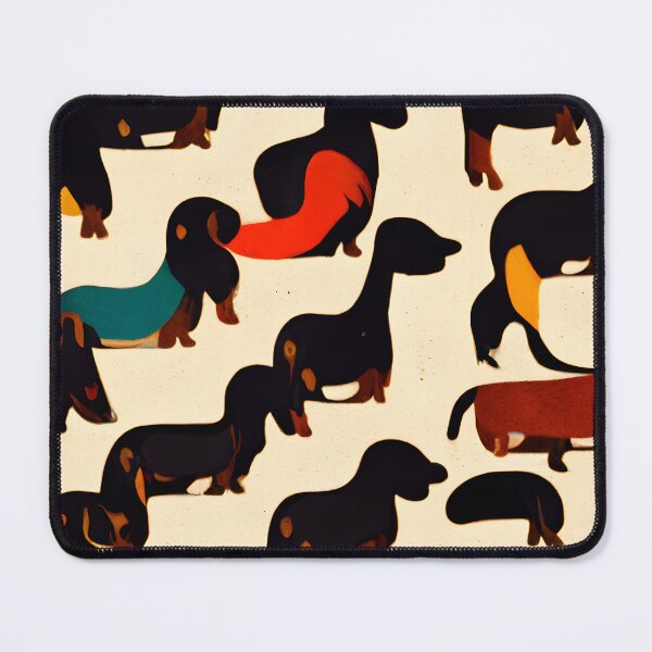 Item preview, Dachshund Repeating Pattern designed and sold by chamlogic.