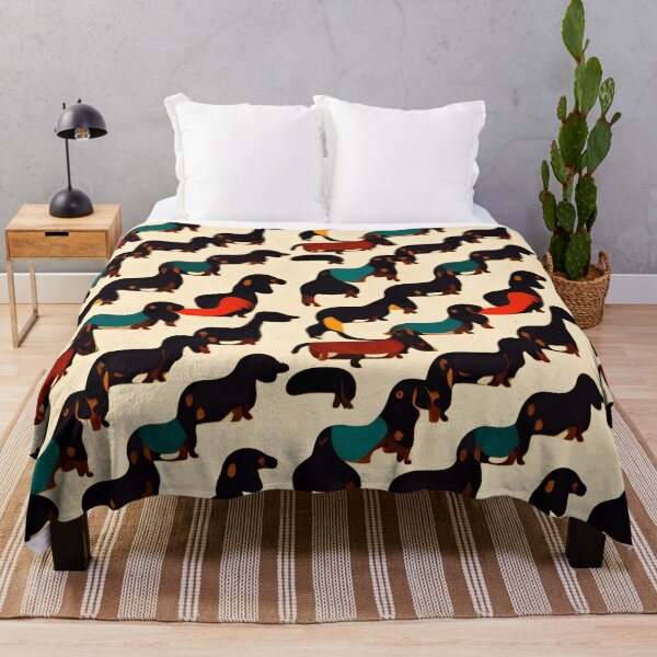 Item preview, Dachshund Repeating Pattern designed and sold by chamlogic.