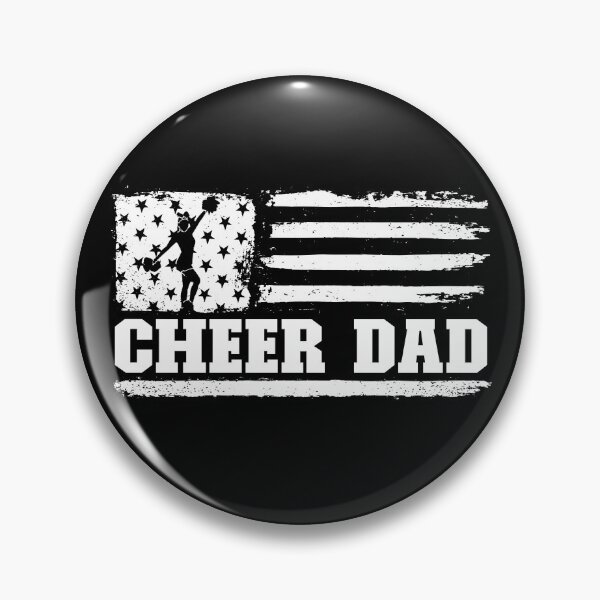 Item preview, Cheer Dad American Flag Cheerleader Dad Cheer Dad Gear designed and sold by DynamicDesign.
