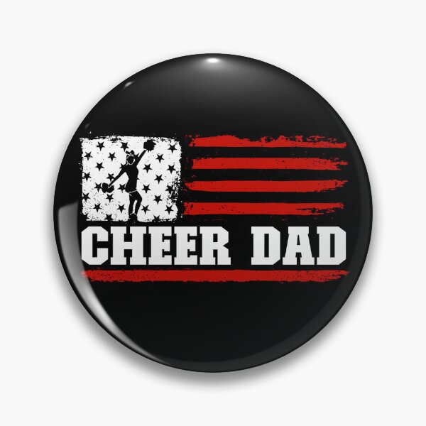 Item preview, Cheer Dad American Flag Cheerleader Dad Cheer Dad Gear designed and sold by DynamicDesign.